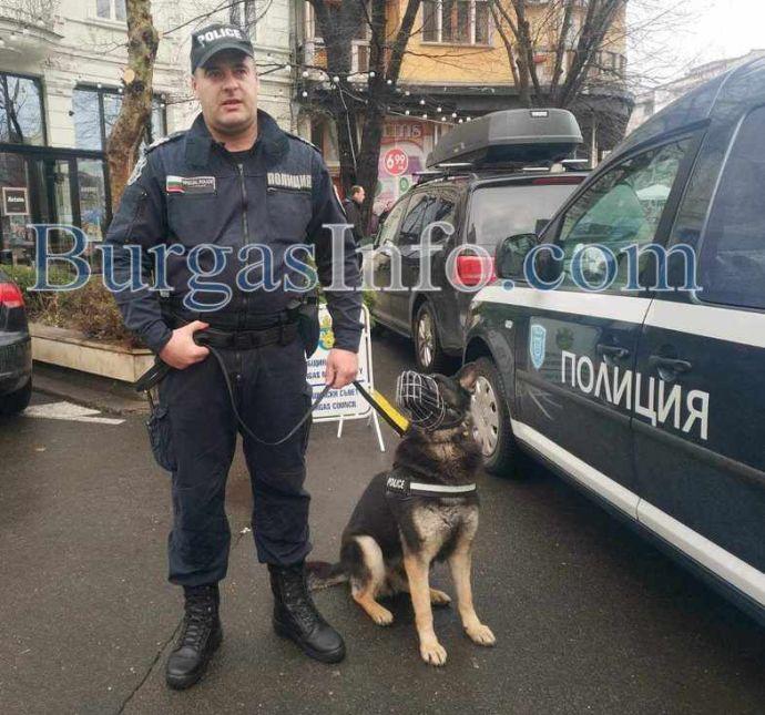 Аякс и Дарк пазят улиците в центъра на Бургас от днес, обучени са да следят за обществения ред (СНИМКИ и ВИДЕО) 3 25D0 25BA 25D1 2583 25D1 2587 25D0 25B51