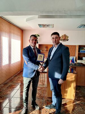 Ректорът на Бургаския държавен университет проф. Христо Бозов се срещна с кмета на Руен Ахмед Мехмед и директори на училища 2 170737935338514